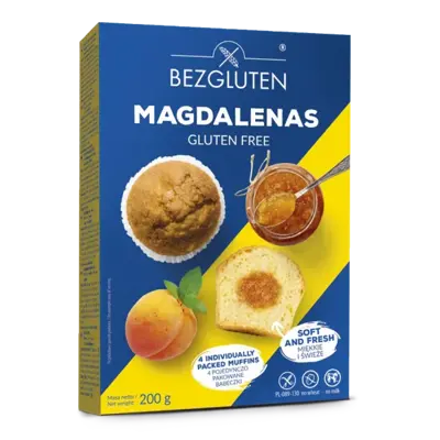 Magdalenas Marhuľa Bezgluten 4 x 50 g 200 g