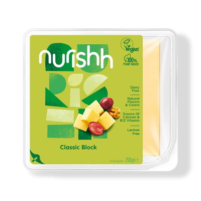 Vegan Syr Classic Block Nurishh 200 g