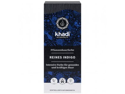 Khadi rastlinná farba na vlasy Čisté indigo 100 g