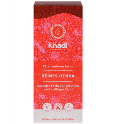 Khadi rastlinná farba na vlasy čistá Henna100g