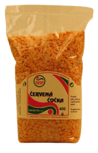 Šošovica Červená Sunfood 400 g