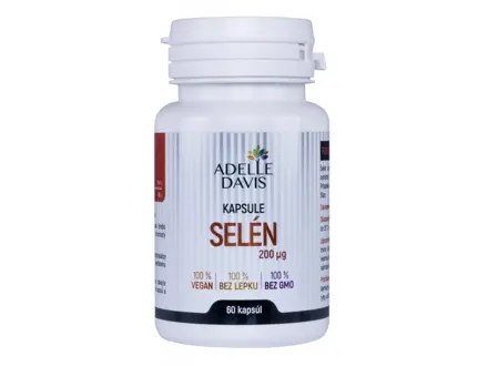 Selén 200 mcg Adelle Davis 60 kps