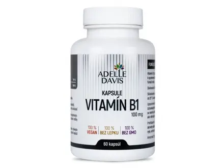 Vitamín B1 100 mg Adelle Davis 60 kps 
