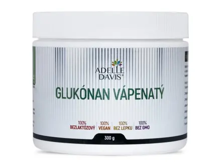Vápnik Glukónan Vápenatý Adelle Davis 300 g