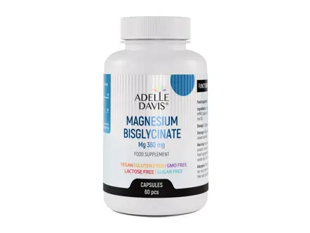 Magnesium Bisglycinate Adelle Davis 60 kps