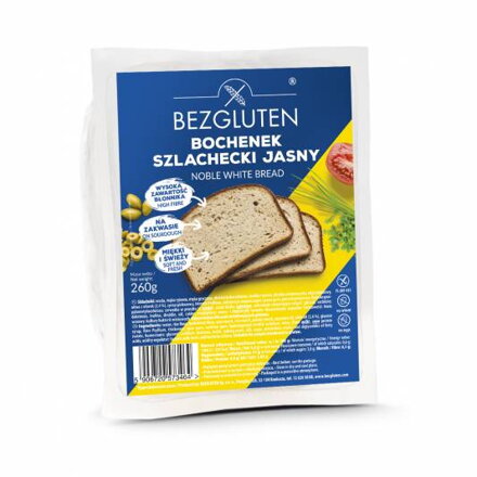 Bochník Svetlý Bezgluten 260 g