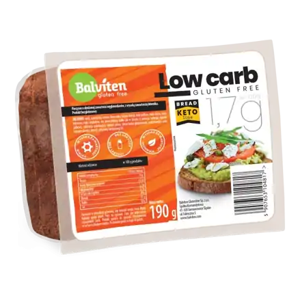Chlieb Low Carb Cereálny Balviten 190 g