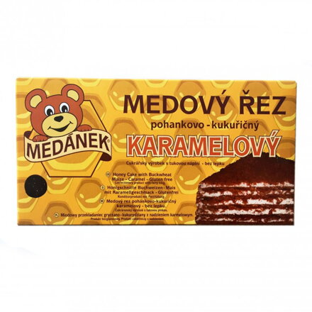 Medánek Medový Rez Bezlepku Koral 370 g