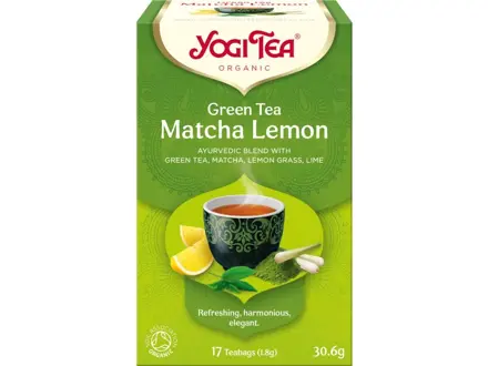Yogi Tea Matcha Citrón Bio 17 x 1,8 g 30,6 g 