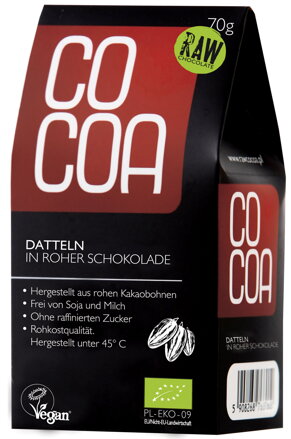Datle Čoko Raw Bio Cocoa 70 g
