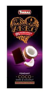 Čoko Horká Kokos Zero Torras 125 g