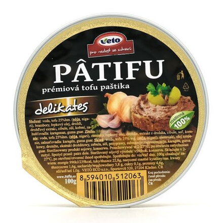 Patifu Nátierka Delikates Vegan Veto 100 g