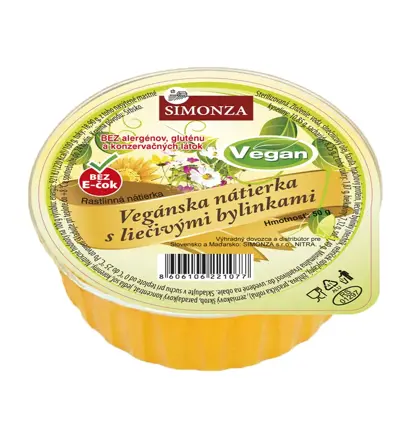 Nátierka Liečivé Bylinky Vegan Simonza 50 g