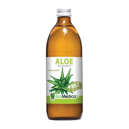 Šťava Aloe Vera 99,8% EkoMedica 500 ml