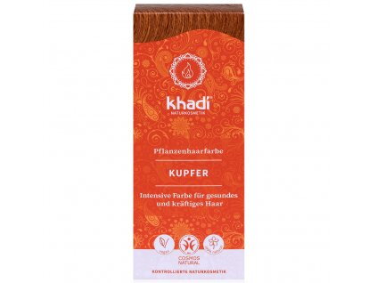 Farba Vlasy Medená Vegan Khadi 100 g