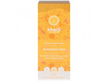 Farba Vlasy Slnečná Blond Vegan Khadi 100 g