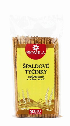 Tyčinky Špaldové Celozrnné Soľ Bio Biomila 150 g