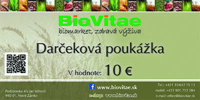 Darčeková poukážka 10 Eur