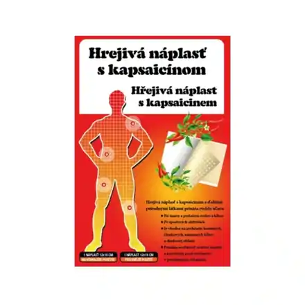 Náplasť Hrejivá Kapsaicínová 1 ks
