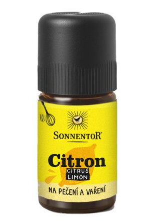 Olej Éterický Citrón Bio Sonnentor 5 ml