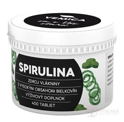 Spirulina Vemica 400 tbl 