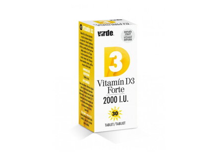 Vitamin D3 Forte Virde 30 tbl 