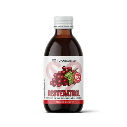 Nápoj Resveratrol EkoMedica 250 ml