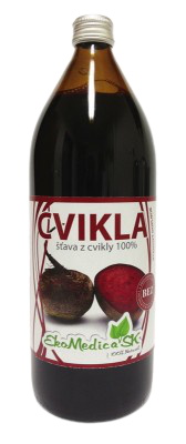 Šťava Cvikla 99,5 % EkoMedica 1000 ml