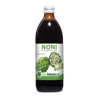 Šťava Noni 100%  EkoMedica 500 ml