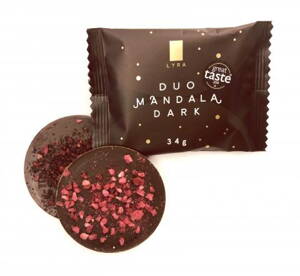 Čokoláda Duo Mandala Dark Lyra 34 g