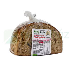 Chlieb Špaldový semiačkový bez droždia krájaný Bio 220 g