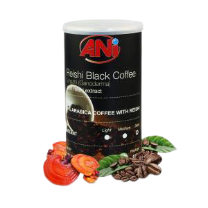 Reishi Black Coffee Instant Plech Ani 100 g