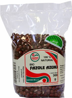 Adzuki Fazuľa Bio Sunfood 300 g