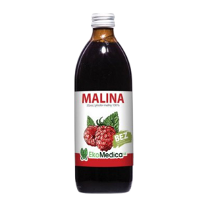Šťava Malina 100%  EkoMedica 500 ml