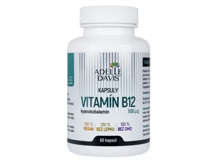 Vitamin B 12 Kyanobalamín Adelle Davis 60 kps