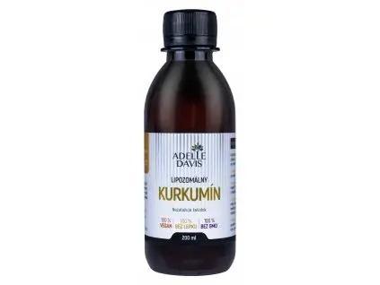 Lipozomálny Kurkumín Adelle Davis 200 ml