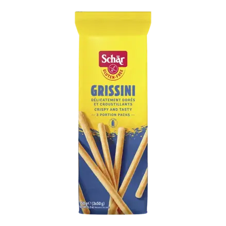 Tyčinky Grissini Slané Bezlepku Schär 3x50 g 150 g