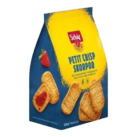 Sucháre Petit Crisp Skorpor Bezlepku Schär 150 g