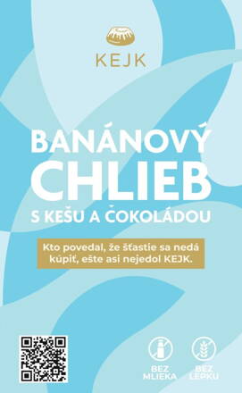 Chlieb Banán Kešu Čoko Zmes Kejk 486 g