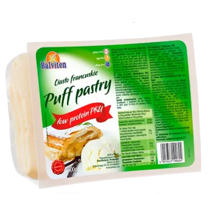 Lístkové Cesto Bezlepku PKU Balviten 500 g
