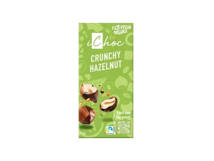 Čoko Ryžová Oriešky Vegan I Choc 80 g