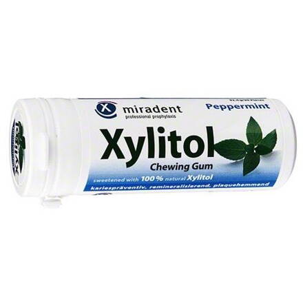 Žuvačky Xylitol Mäta Miradent 30 ks