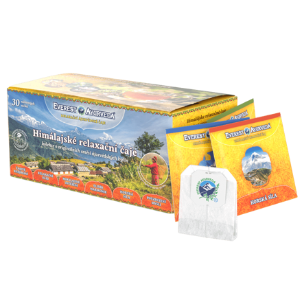 Relaxačné Čaje Everest Ayurveda 30 x 2 g 60 g 