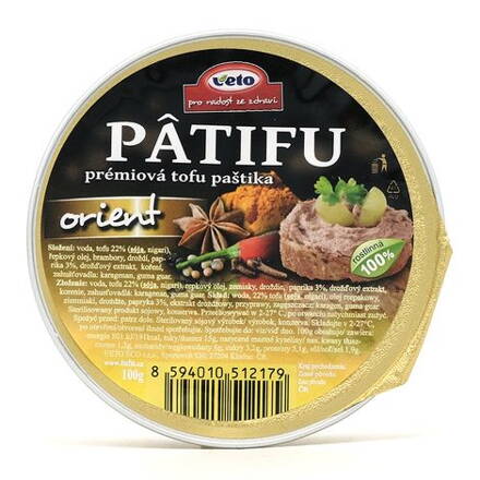 Patifu Nátierka Orient Vegan Veto 100 g