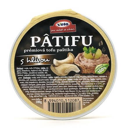 Patifu Nátierka Hliva Vegan Veto 100 g