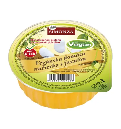 Nátierka Domáca Fazuľa Vegan Simonza 50 g