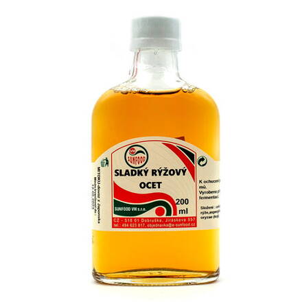 Ocot Ryžový Sladký Sunfood 200 ml