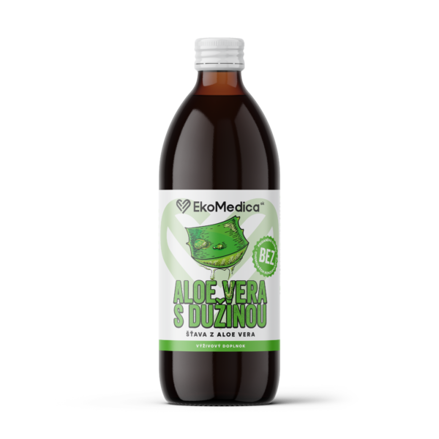 Šťava Aloe Vera 99,8% EkoMedica 500 ml