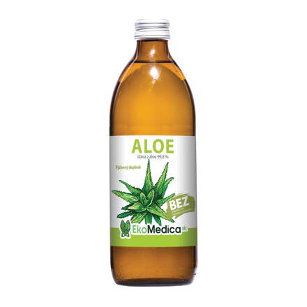 Šťava Aloe Vera 99,8% EkoMedica 500 ml