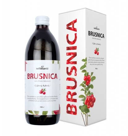 Šťava Brusnica Nef de Santé 500 ml